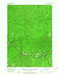 Illahee Rock 1955 topographic map thumbnail