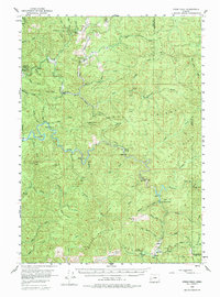 Ivers Peak 1955 topographic map preview