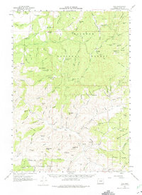 Izee 1961 topographic map thumbnail