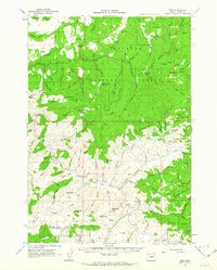 Izee 1961 topographic map thumbnail