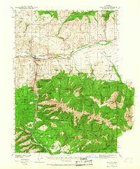 John Day 1940 topographic map preview