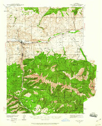John Day 1940 topographic map preview