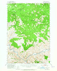 Kimberly 1953 topographic map thumbnail