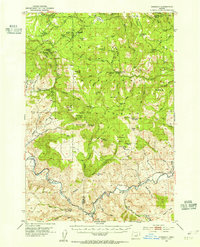 Kimberly 1953 topographic map thumbnail