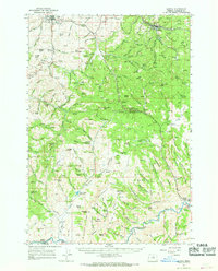 Kinzua 1966 topographic map thumbnail