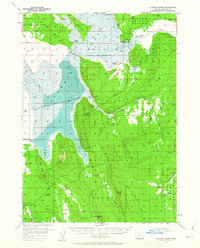 Klamath Marsh topographic map thumbnail