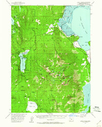 Lake O' Woods 1955 topographic map thumbnail