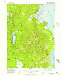 Lake O' Woods 1955 topographic map thumbnail