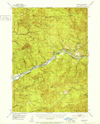 Leaburg 1951 topographic map thumbnail