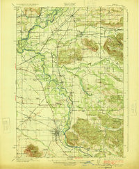 Lebanon 1924 topographic map thumbnail