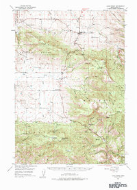 Long Creek 1949 topographic map thumbnail