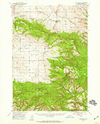 Long Creek 1949 topographic map thumbnail