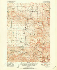 Long Creek 1951 topographic map thumbnail