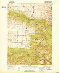 Long Creek 1951 topographic map thumbnail