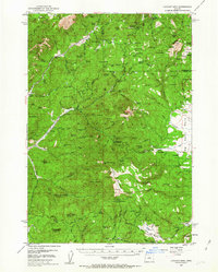 Lookout Mtn 1951 topographic map thumbnail