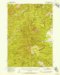 Lookout Mtn 1951 topographic map thumbnail