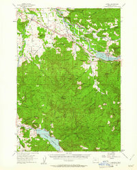 Lowell 1955 topographic map preview