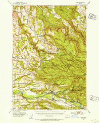 Lyons 1951 topographic map preview
