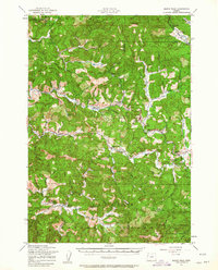 Marys Peak 1957 topographic map thumbnail