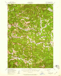Marys Peak 1957 topographic map thumbnail