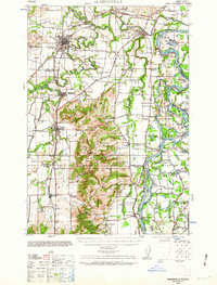 McMinnville 1940 topographic map thumbnail