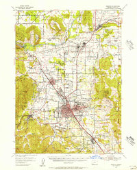 Medford 1954 topographic map preview
