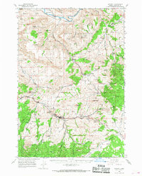 Mitchell 1966 topographic map preview