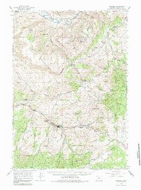 Mitchell 1966 topographic map preview