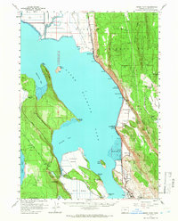 Modoc Point 1957 topographic map preview