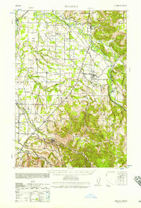 Molalla 1939 topographic map preview