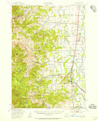 Monroe 1939 topographic map preview