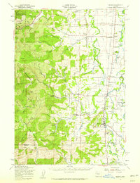 Monroe 1957 topographic map preview