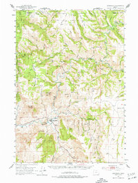 Monument 1951 topographic map preview