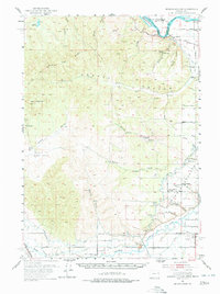 Moores Hollow 1951 topographic map thumbnail