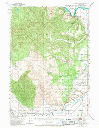 Moores Hollow 1951 topographic map thumbnail