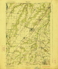 Mount Angel 1923 topographic map thumbnail