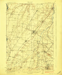 Mount Angel 1923 topographic map thumbnail