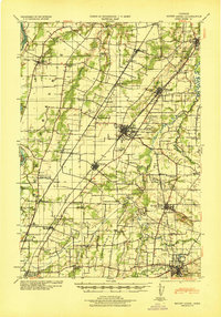 Mount Angel 1940 topographic map thumbnail