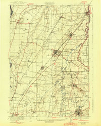 Mount Angel 1923 topographic map thumbnail
