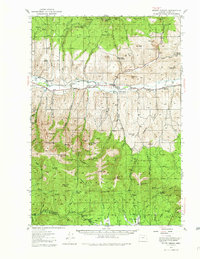 Mount Vernon 1940 topographic map preview
