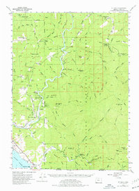 Mt. Emily 1954 topographic map thumbnail