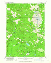 Mt. Jefferson 1961 topographic map thumbnail