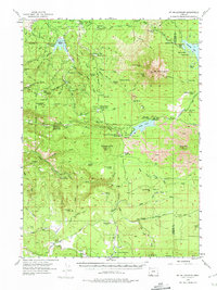 Mt. Mc Loughlin 1955 topographic map thumbnail