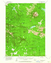 Mt. Mc Loughlin 1955 topographic map thumbnail
