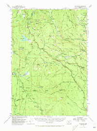 Mt. Wilson 1956 topographic map thumbnail