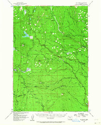 Mt. Wilson 1956 topographic map thumbnail