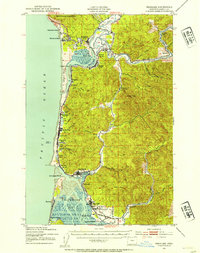 Nehalem 1937 topographic map preview