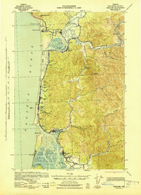 Nehalem 1943 topographic map preview