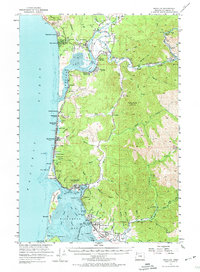 Nehalem 1955 topographic map preview