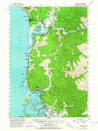 Nehalem 1955 topographic map thumbnail